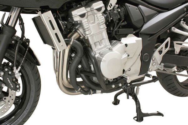 Protecciones laterales de motor Negro. Suzuki GSF 650 Bandit (06-16)/ S (07-16).