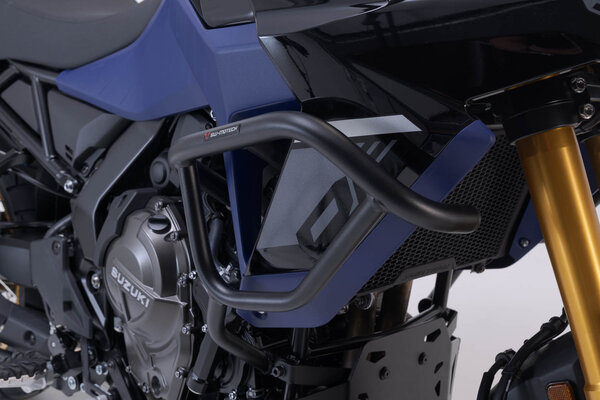 Protecciones laterales de motor Negro. Suzuki V-Strom 800 / 800DE (22-).