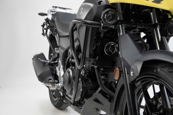 Barra di protezione motore Nero. Suzuki V-Strom 250 (18-21).