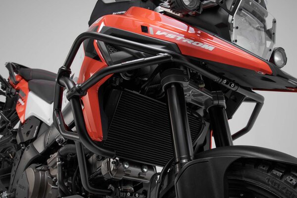 Crashbar haut Noir. Suzuki V-Strom 1050 (19-).