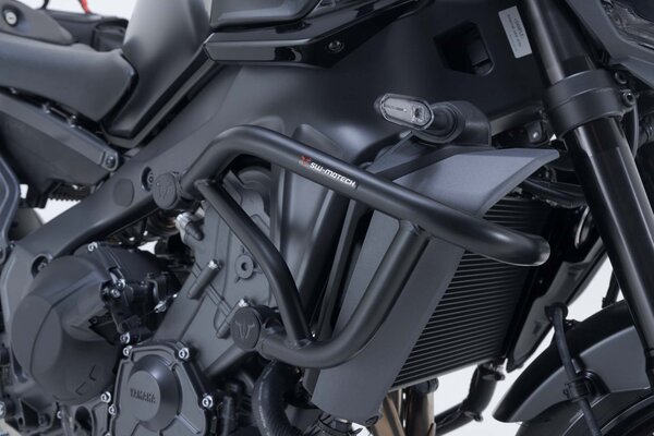Barra di protezione motore Nero. Yamaha MT-09 (23-).