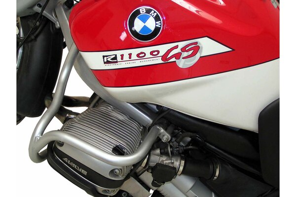 Protecciones laterales de motor Plateado. BMW R 1100 GS (94-99).