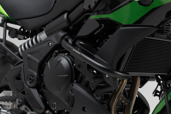 Protecciones laterales de motor Negro. Kawasaki Versys 650 (14-).