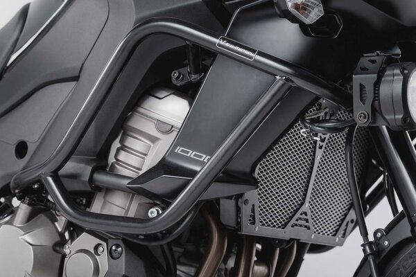 Protecciones laterales de motor Negro. Kawasaki Versys 1000 (15-18).