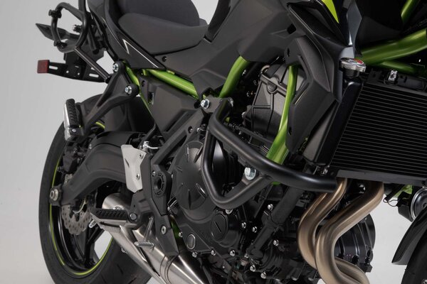 Protecciones laterales de motor Negro. Kawasaki Z650 (16-) / Z650RS (21-).