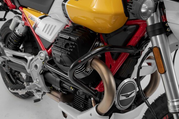 Crashbars Noir. Moto Guzzi V85 TT (19-23).