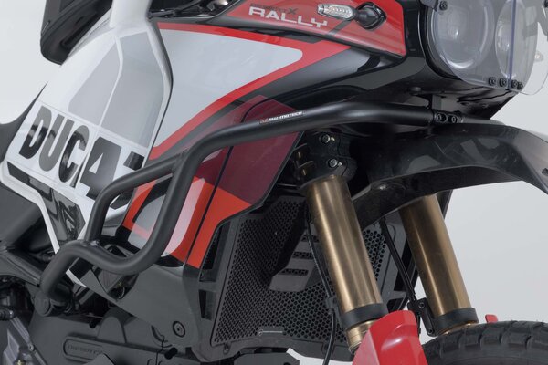 Barra di protezione motore Nero. Ducati DesertX (22-) / Rally (23-).