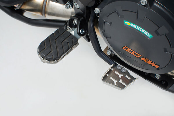 Expansion for brake pedal Silver. KTM models.