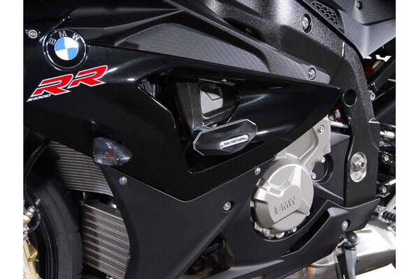 Kit de patins de cadre Noir. BMW S 1000 RR (10-18).