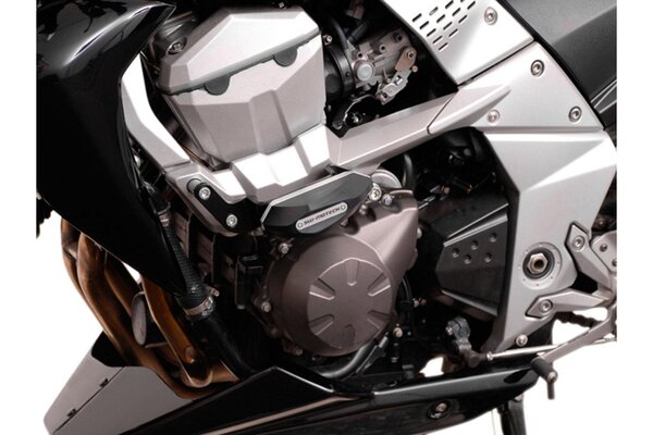 Frame slider kit Black. Kawasaki Z750 (07-12) Z750R (11-12).