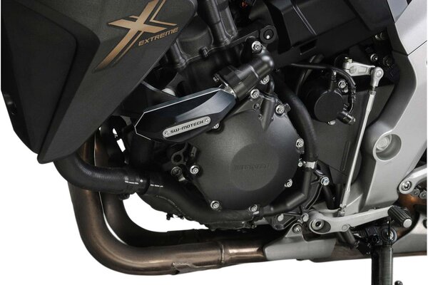 Kit de patins de cadre Noir. Honda CB1000R (08-17).