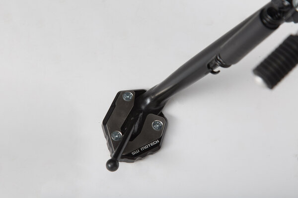 Extension for side stand foot Black/Silver. Yamaha MT-09 Tracer, XSR900/Abarth.