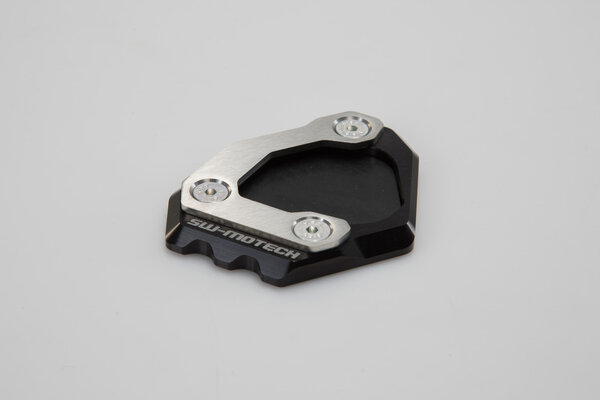 Base maggiorata per cavalletto laterale Nero/Argento. BMW G 310 GS (17-).