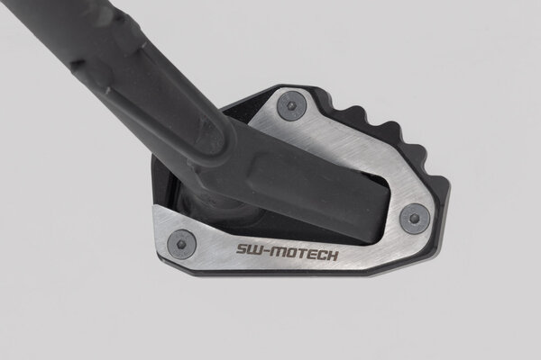 Extension for side stand foot Black/Silver. Ducati models.