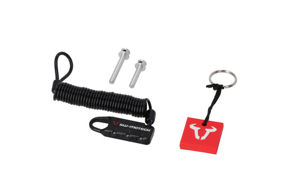 Anti-theft protection for PRO/ EVO tank bag Security pin/motorbike luggage cable lock.