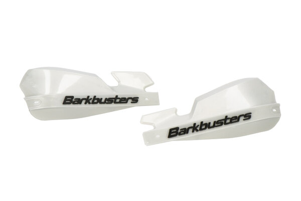 Protège-mains Barkbusters VPS en plastique Gris. Avec déflecteur d\'air noir réglable.
