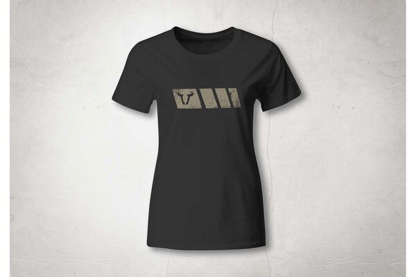 T-shirt Legend Gear. Noir. Femme. Taille M.