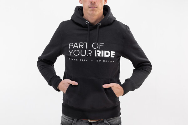 Sudadera con capucha Core Line. Negro. Unisexo. Talla 3XL.