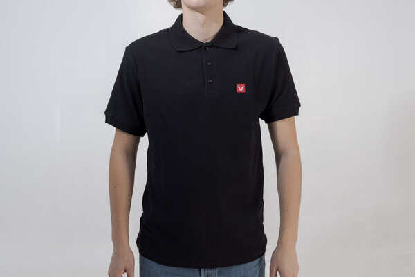 Polo-Shirt Core Line. Schwarz. Herren. Größe L.