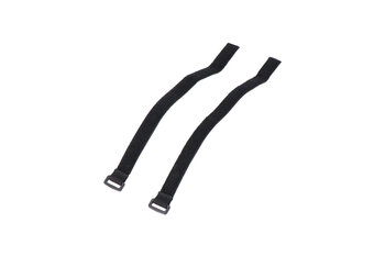 Set di cinghie in velcro Gancio lat. con pass. in plast. Borsa post. PRO.