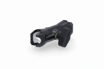 Pivoted socket arm Black. 3 Inch / 7.62 cm.