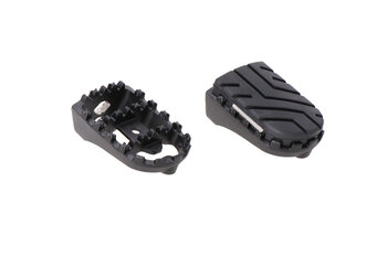Kit de repose-pieds ION Noir. Honda CRF1100L Africa Twin / Adv Sports.