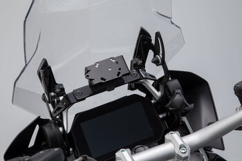 Navi-Halter im Cockpit. B-Ware Schwarz. BMW R 1200 GS (12-18), R 1250 GS (18-).