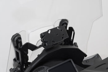 GPS mount for cockpit Black. Kawasaki Versys 1000 (18-) / 1100 (24-).