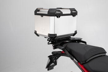 Sistema bauletto TRAX ADV Argento. Multistrada 1200 Enduro/950/1260/V2.