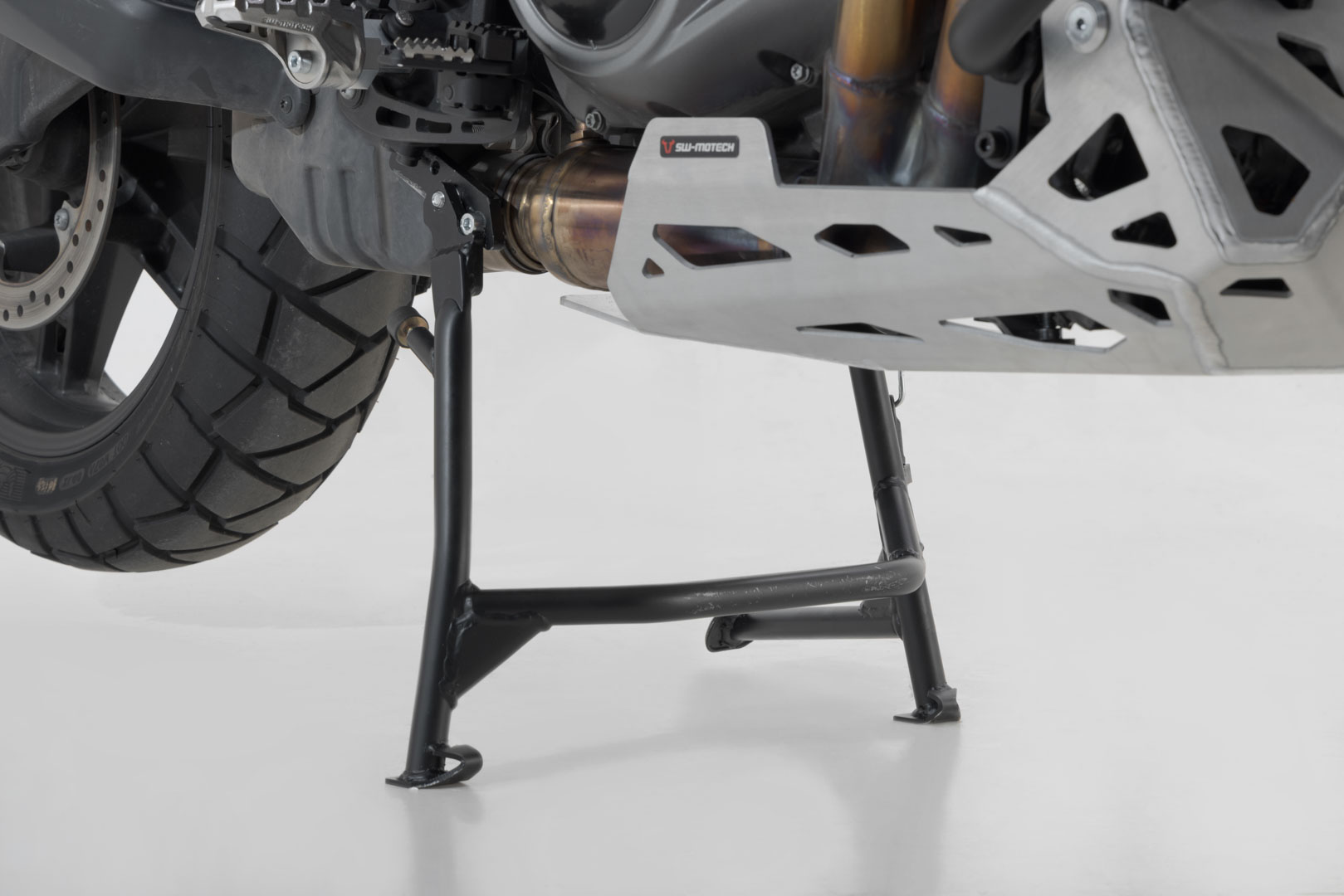 Cavalletto centrale Nero. Harley-Davidson Pan America (21-).