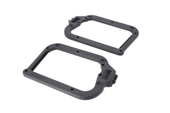 Kit de adaptadores para soportes laterales PRO Para maletas Hepco&Becker. Montaje de 2 maletas.
