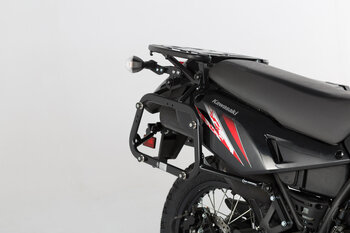 EVO Kofferträger Schwarz. Verstärkt. Kawasaki KLR650 (08-18).
