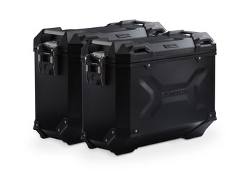 TRAX ADV aluminum case system Black. 37/37 l. Ducati Multistrada V2/V2S (24-).