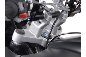 Riser manubrio A=30 mm. Argento. BMW R1200GS/Adventure (08-).