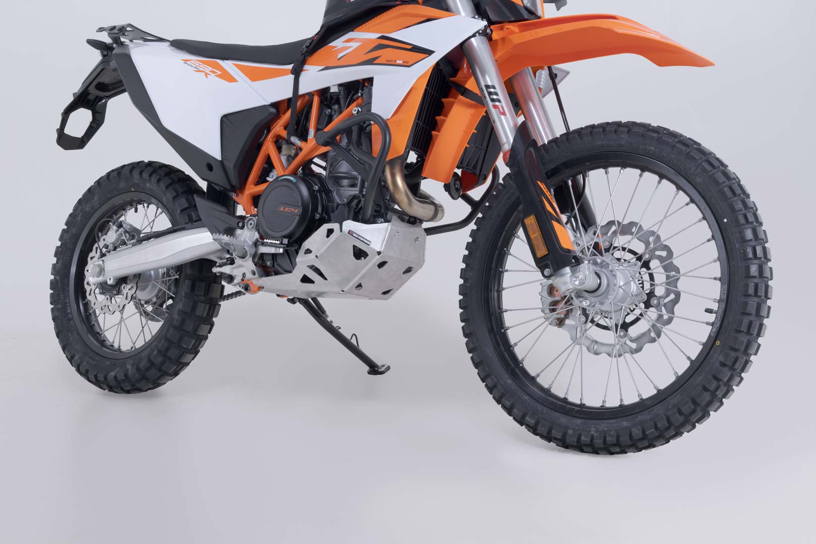 Protezione motore Argento. Modelli KTM 690 /Husqvarna 701.