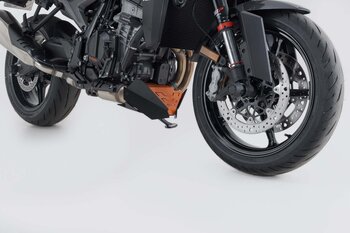 Sabot moteur urbain Orange/Noir. KTM 990 Duke (23-).