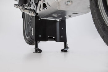 Extension de sabot moteur pour béquille centrale Noir. BMW R 1200 GS (12-18), R 1250 GS (18-).