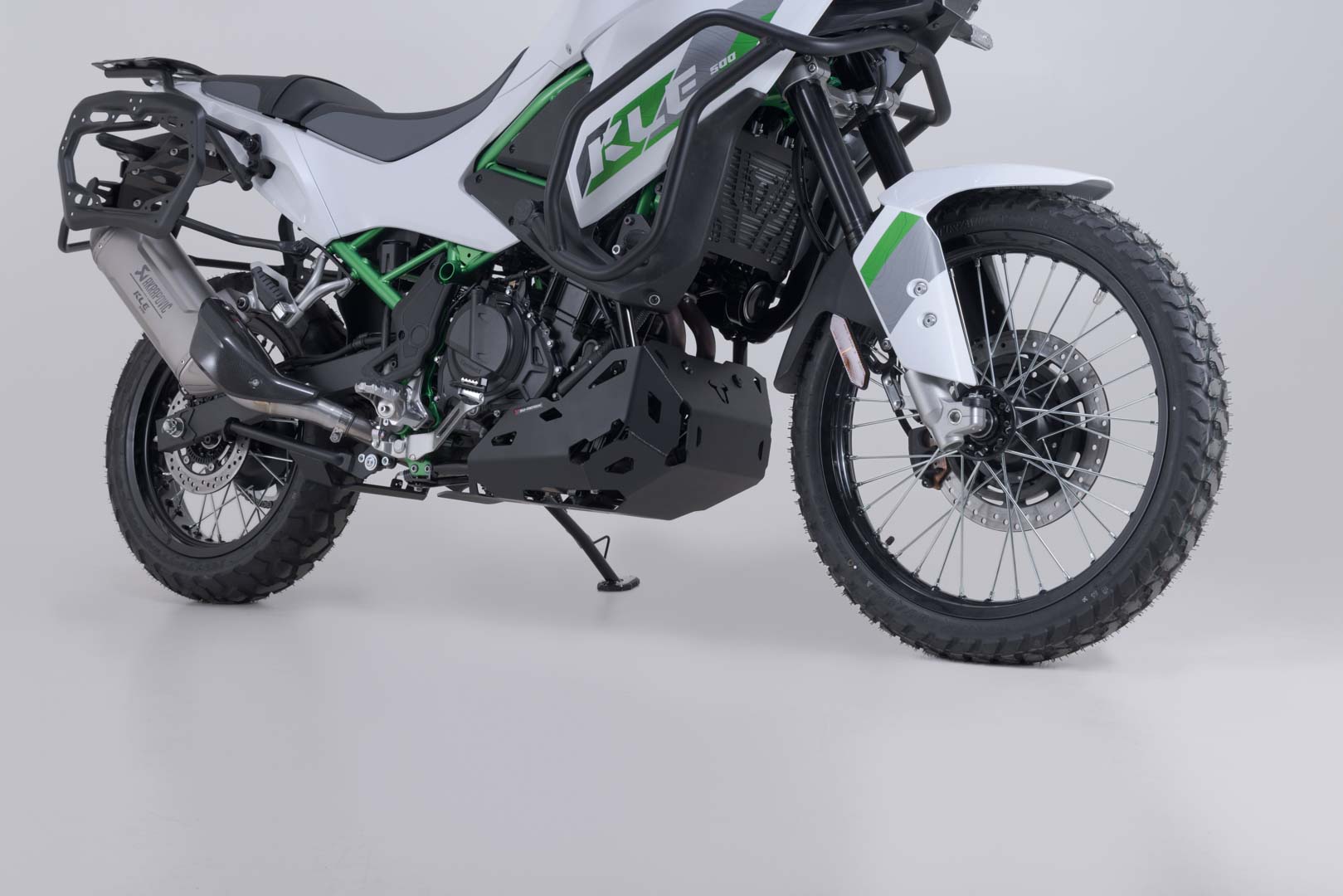 Sabot moteur Noir. Kawasaki KLE500 / KLE500 SE (26-).