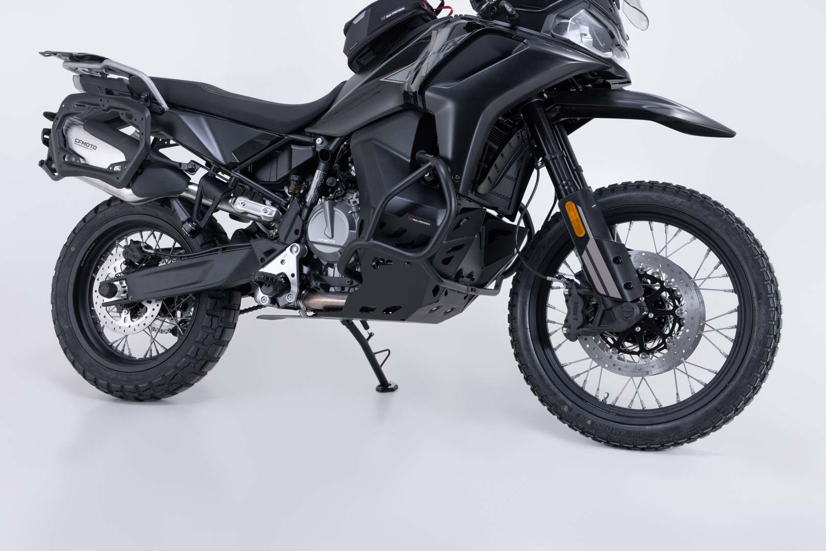 Motorschutz Schwarz. CFMoto 800MT-X (24-).