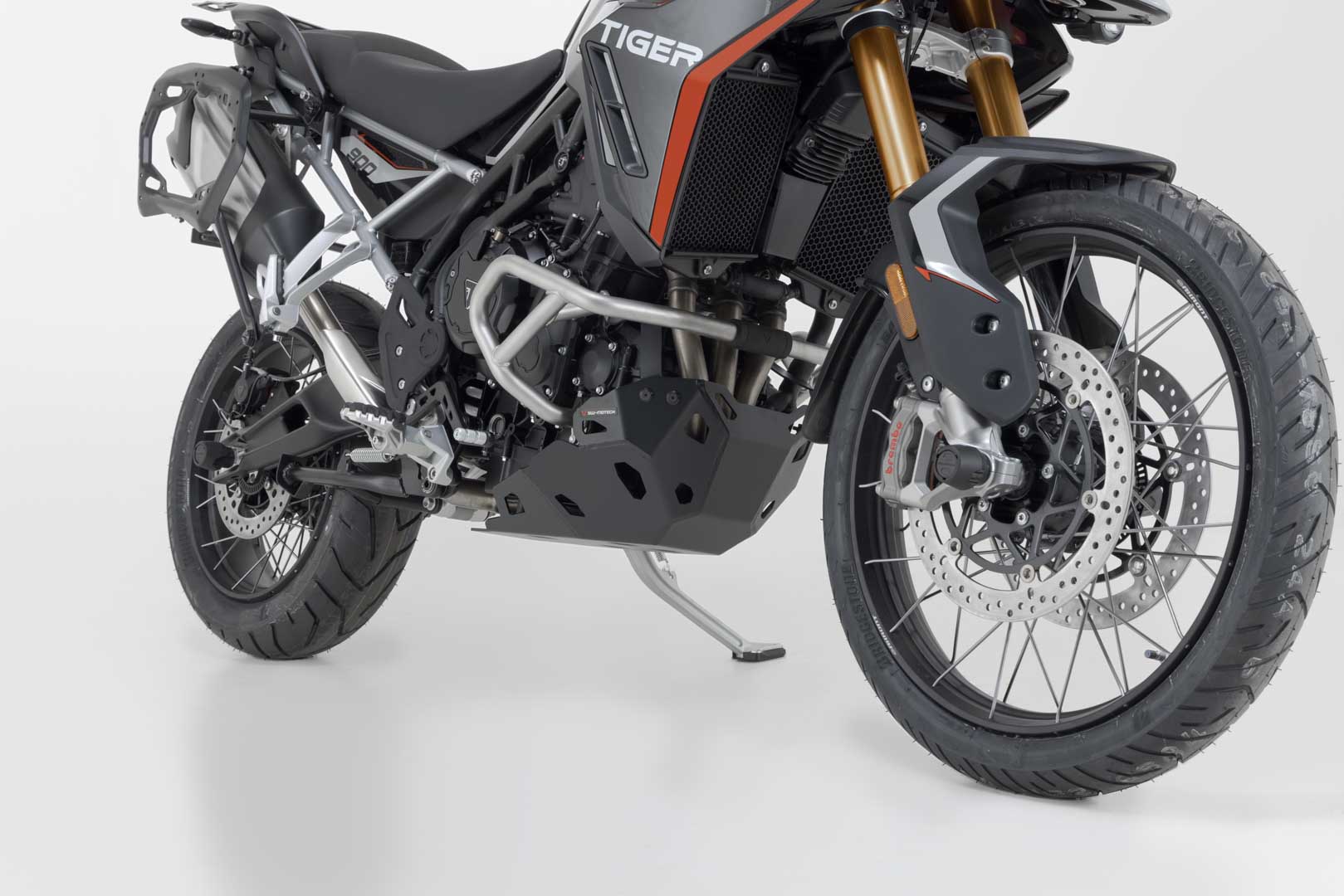 Protector de motor Negro. Modelos Tiger 900 (23-). Para OEM SBL.
