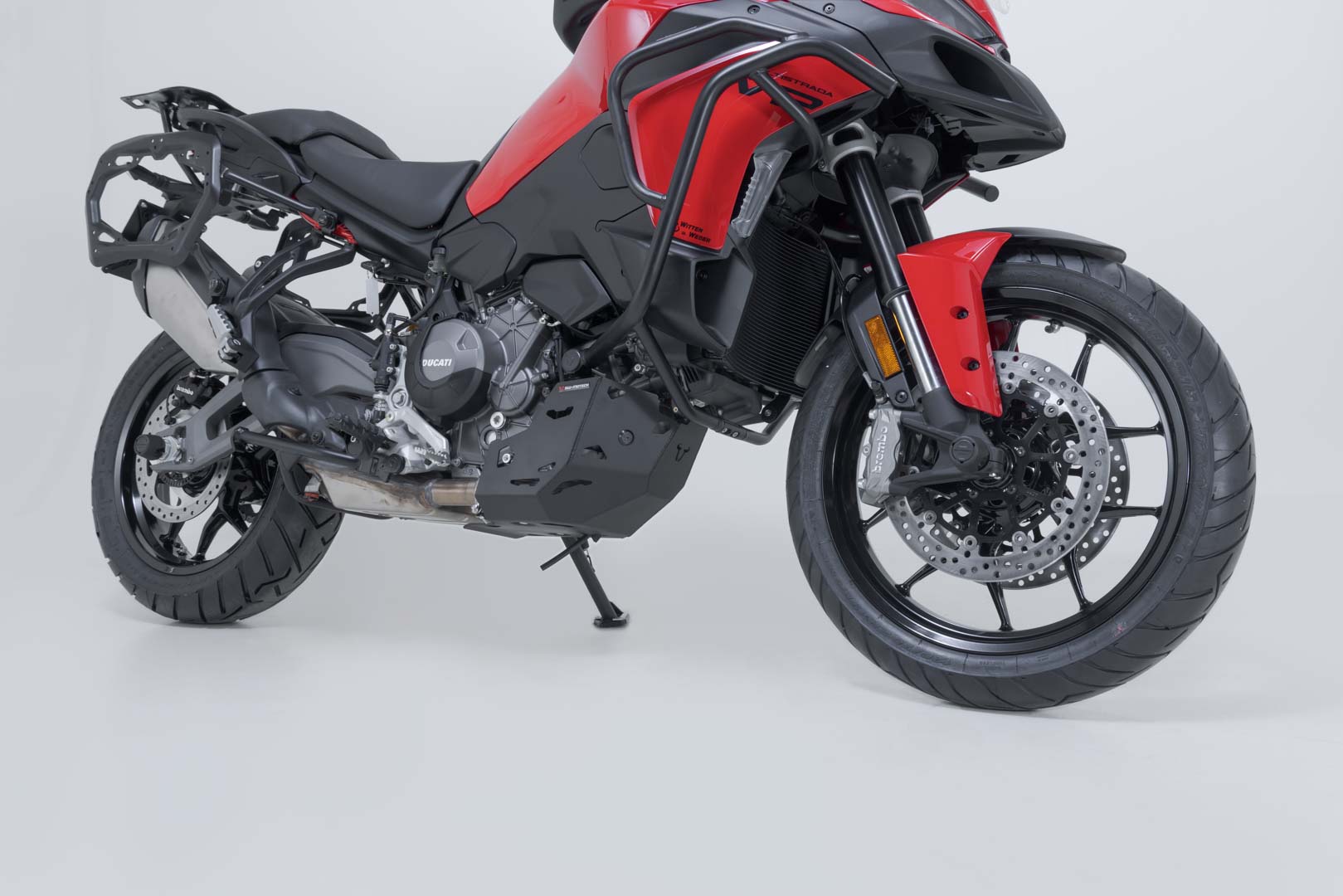 Motorschutz Schwarz. Ducati Multistrada V2 / V2 S (24-).