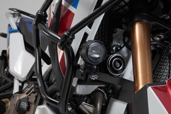 Supporto per faretti Nero. Honda CRF1100L/Adv. Sports (19-). Senza SBL.