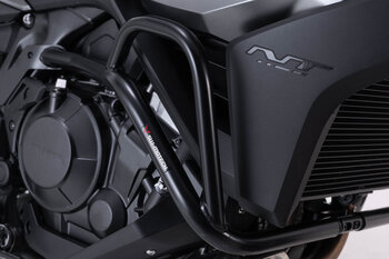 Barra di protezione motore Nero. Honda NT 1100 (21-).