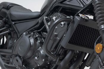 Barra di protezione Nero. Honda CMX 500 Rebel (16-), CL500 (22-).