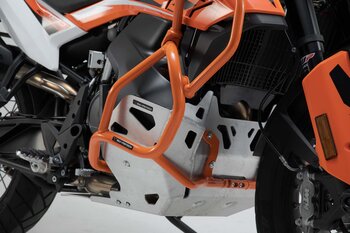 Barra di protezione motore Arancio. KTM 790 Adv/R (19-21), 890 Adv/R (20-22).