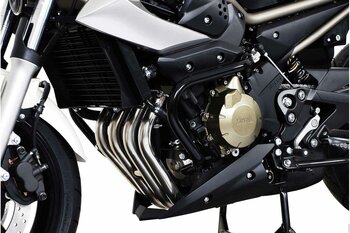 Barra di protezione motore Nero. Yamaha XJ 6 (08-).