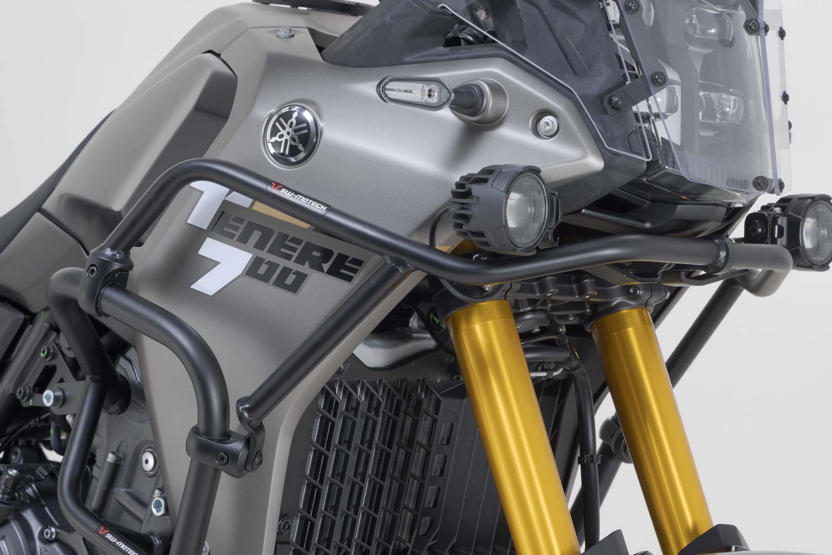Protezioni tubolari superiori Nero. Yamaha Ténéré 700 (24-).