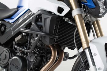 Protecciones laterales de motor Negro. BMW F 800 R (09-19) / F 800 S (04-10).