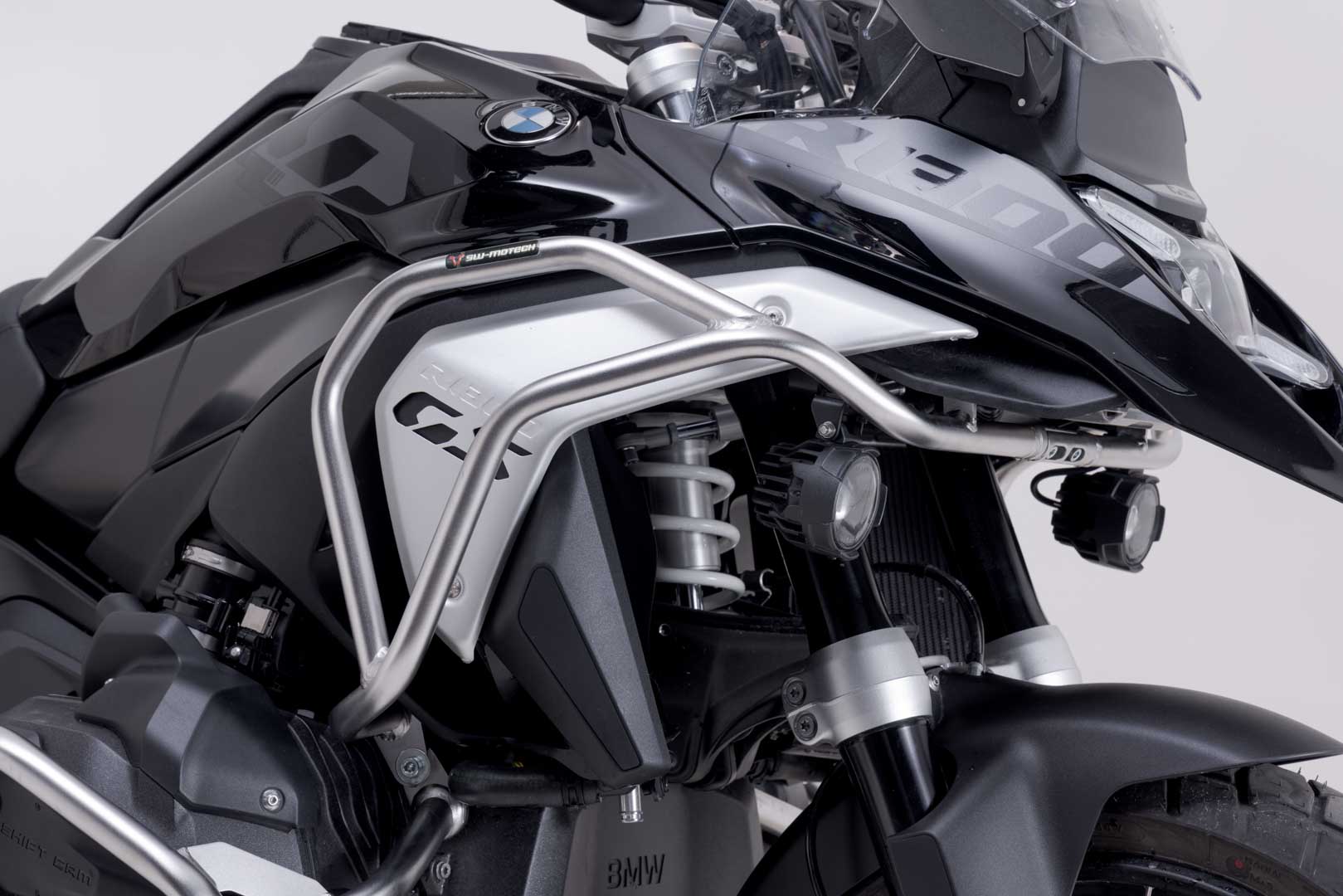 Crashbar haut Acier inoxydable. BMW R 1300 GS (23-). OEM SBL.