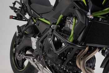 Protecciones laterales de motor Negro. Kawasaki Z650 / Z650RS / Z650 S.